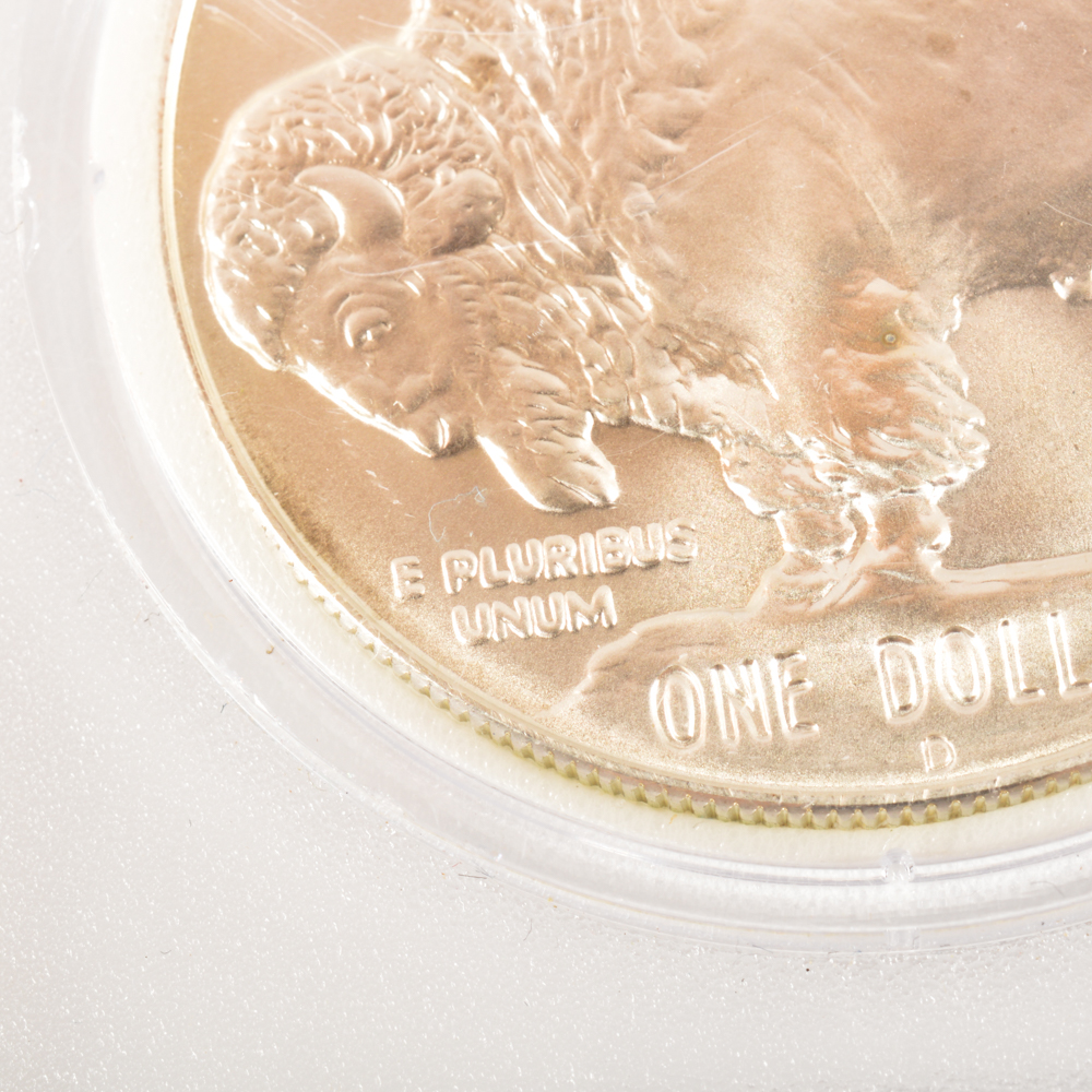 2001-D Silver Buffalo Dollar MS 70