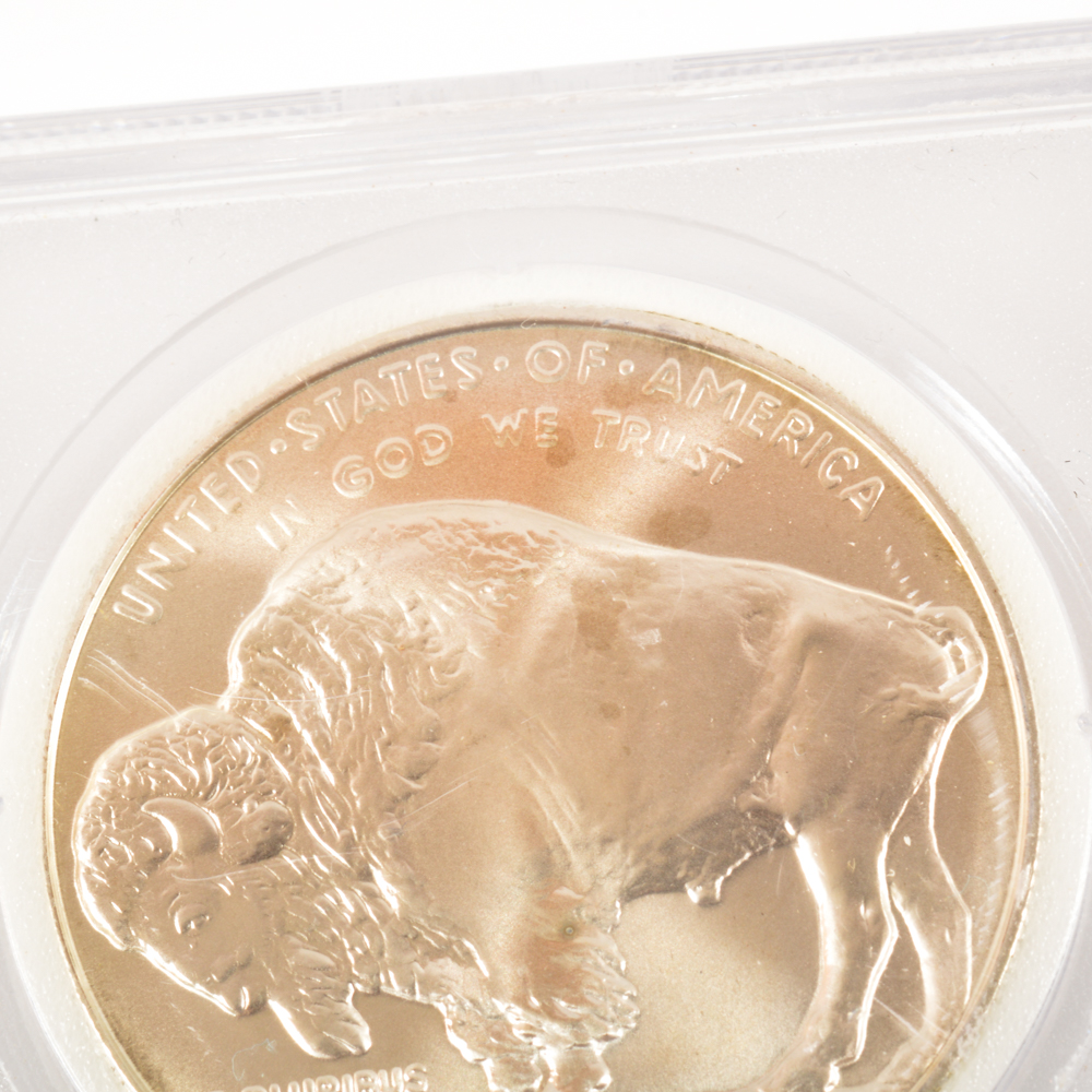 2001-D Silver Buffalo Dollar MS 70