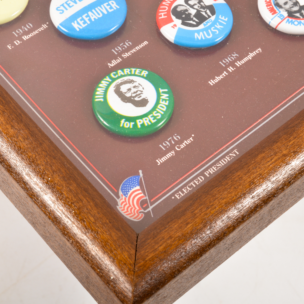 Reissue 1896-1984 Democratic Presidential Campaign Collectible Pins