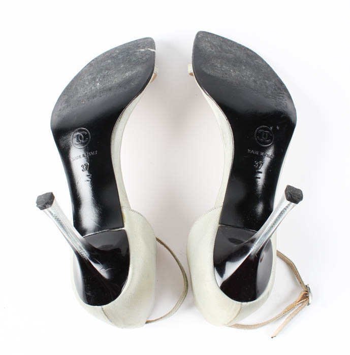 Pair of Strappy Chanel Heels