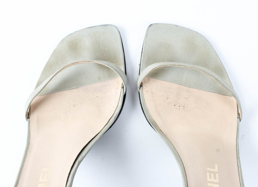 Pair of Strappy Chanel Heels