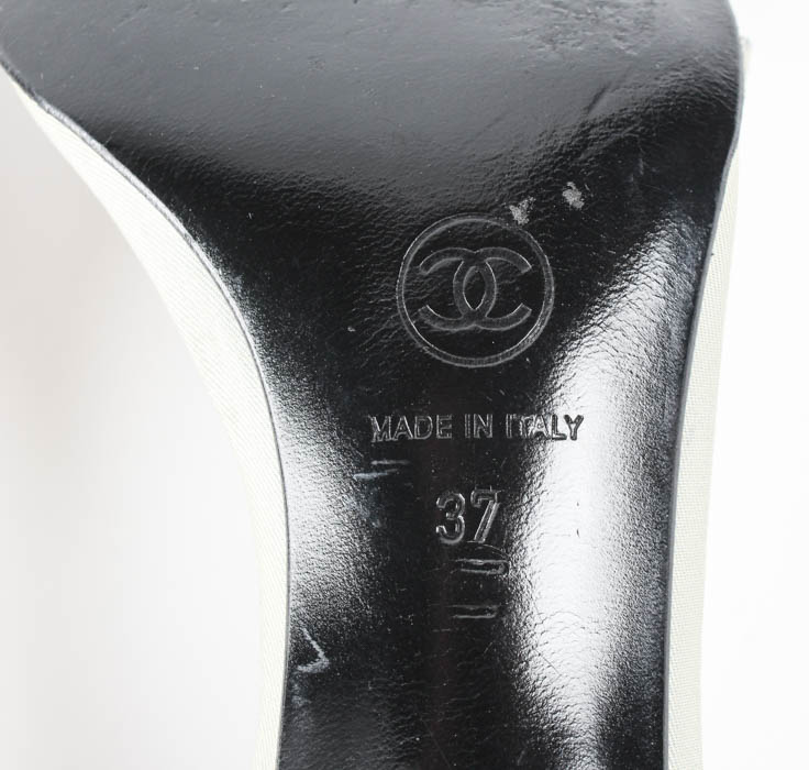 Pair of Strappy Chanel Heels