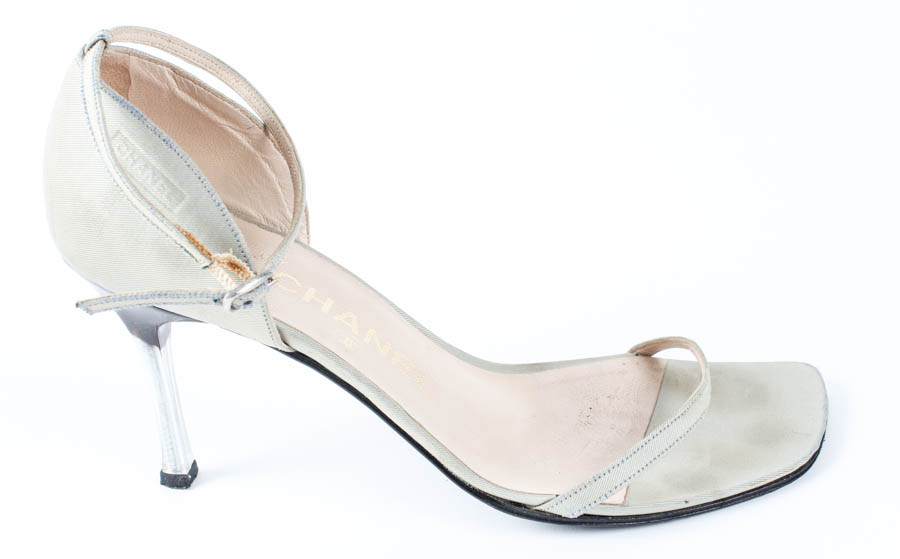 Pair of Strappy Chanel Heels