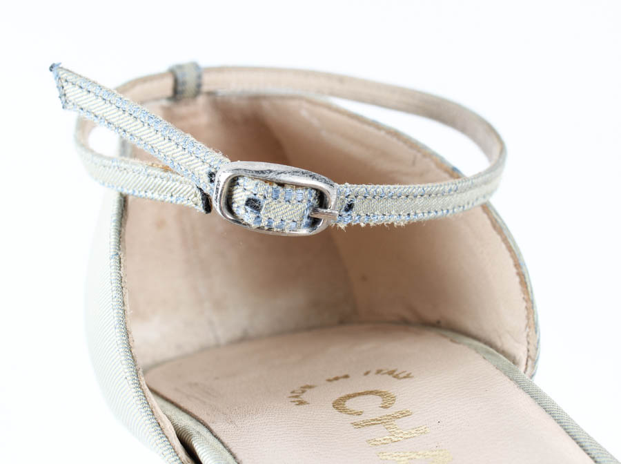 Pair of Strappy Chanel Heels