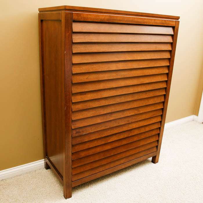 Walnut Six Drawer Dresser