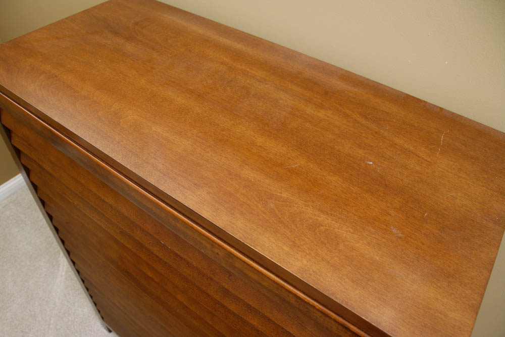 Walnut Six Drawer Dresser