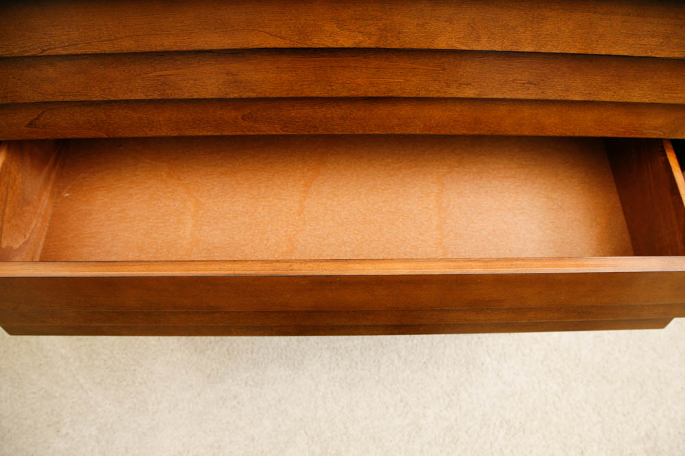 Walnut Six Drawer Dresser