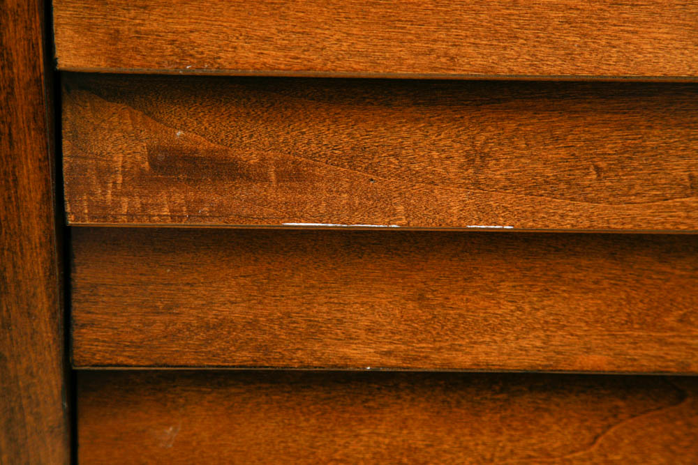 Walnut Six Drawer Dresser