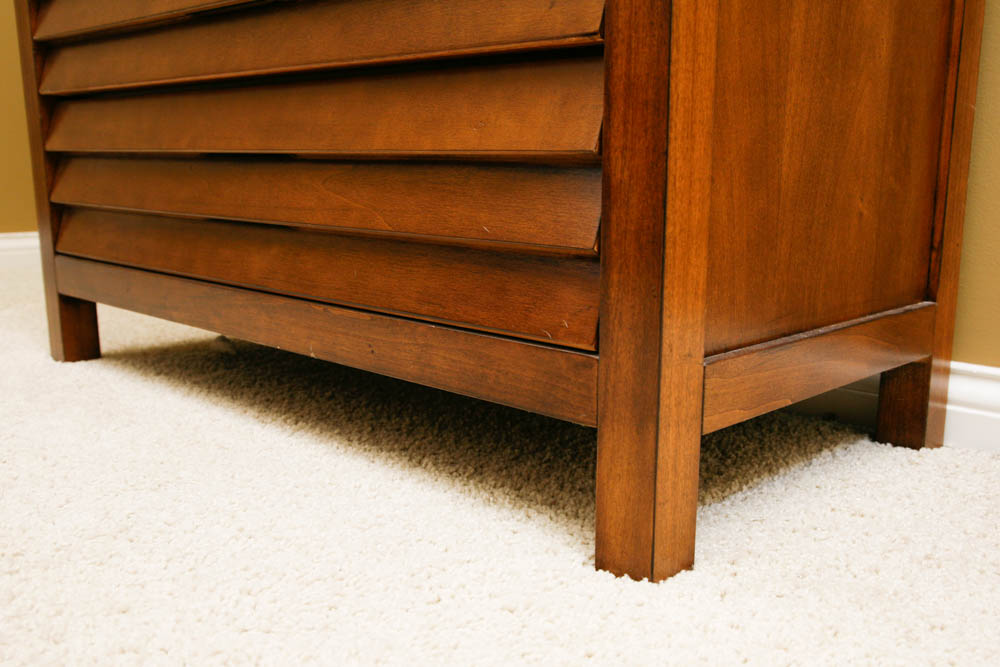 Walnut Six Drawer Dresser