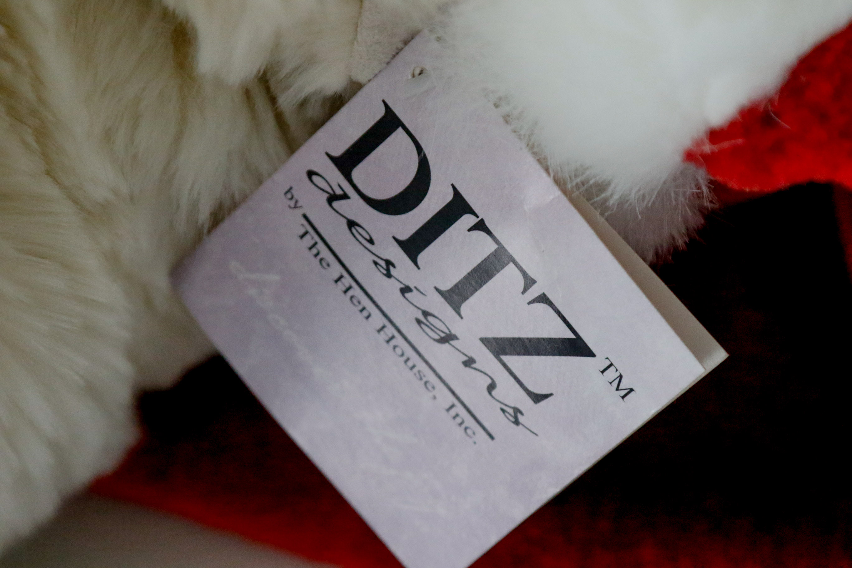 Ditz Designs Plush Stuffed Polar Bear