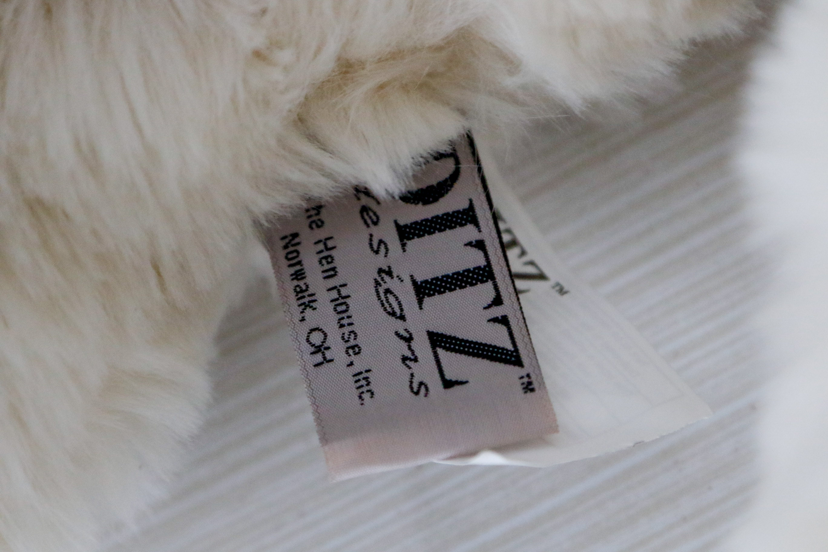 Ditz Designs Plush Stuffed Polar Bear