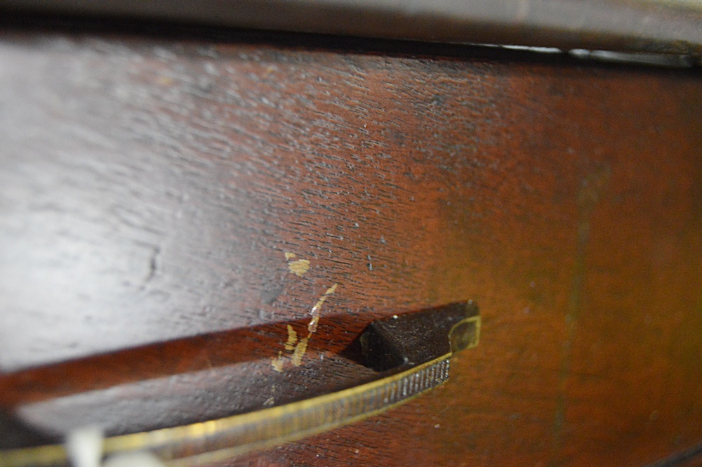 Antique Late 19th Century Mahogany Drop-Leaf Side Table