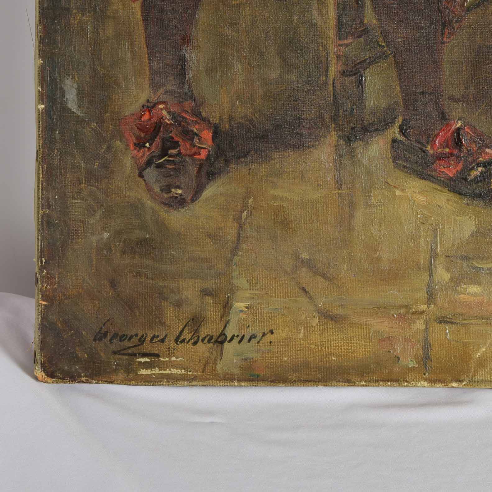 After Georges Chabrier 19th Century Oil Painting