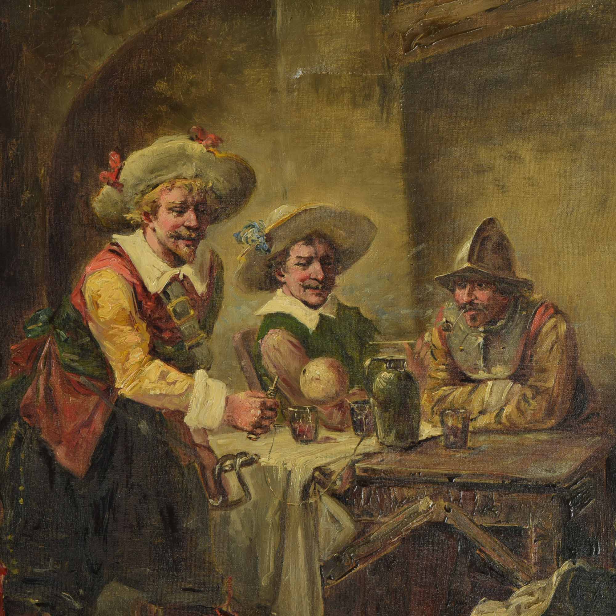 After Georges Chabrier 19th Century Oil Painting