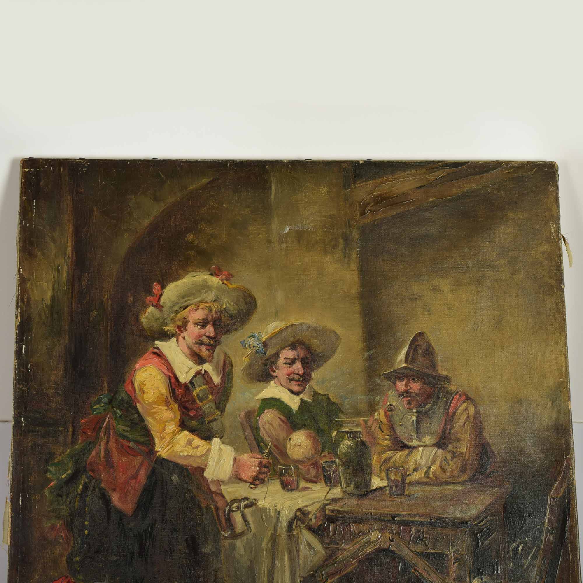 After Georges Chabrier 19th Century Oil Painting