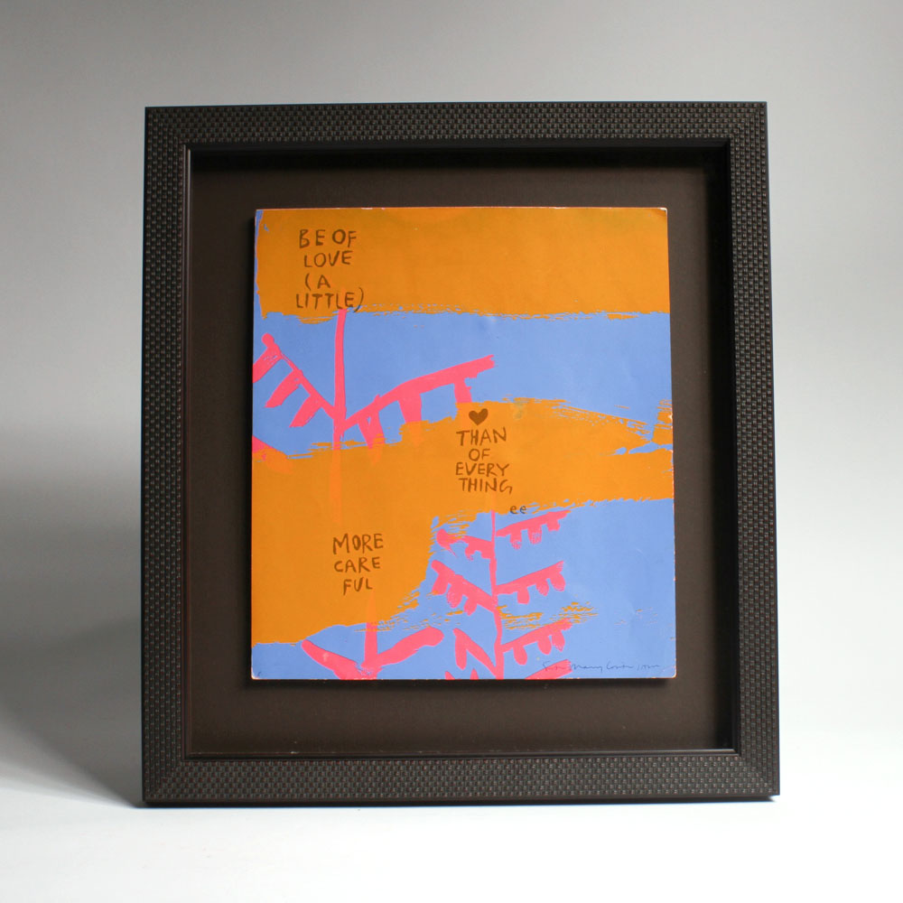 "Be of Love (a Little) More Careful" Framed and Signed Sister Mary Corita Kent Serigraph