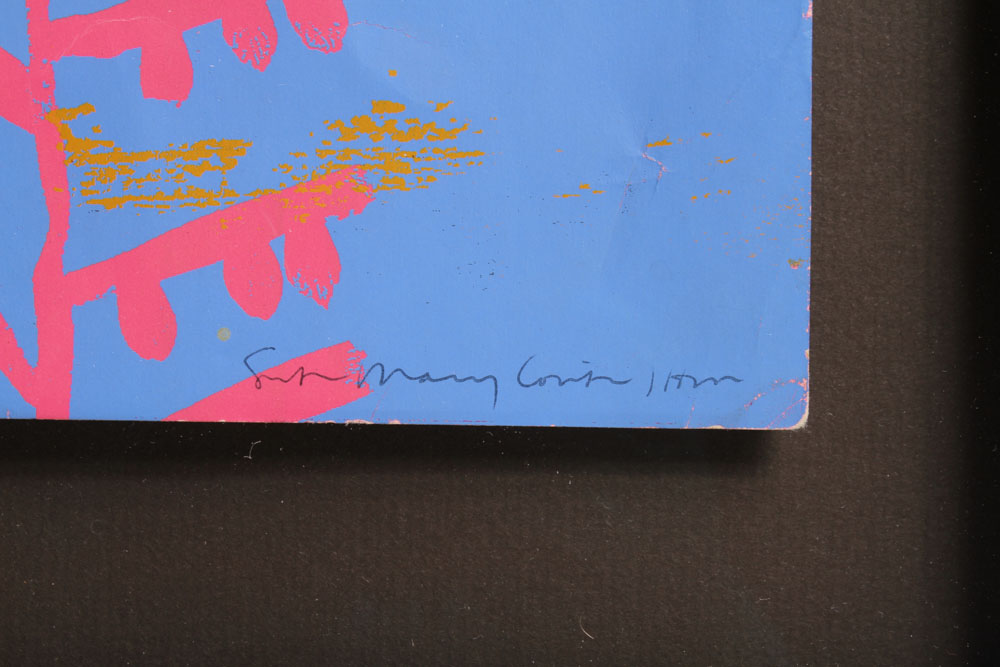 "Be of Love (a Little) More Careful" Framed and Signed Sister Mary Corita Kent Serigraph