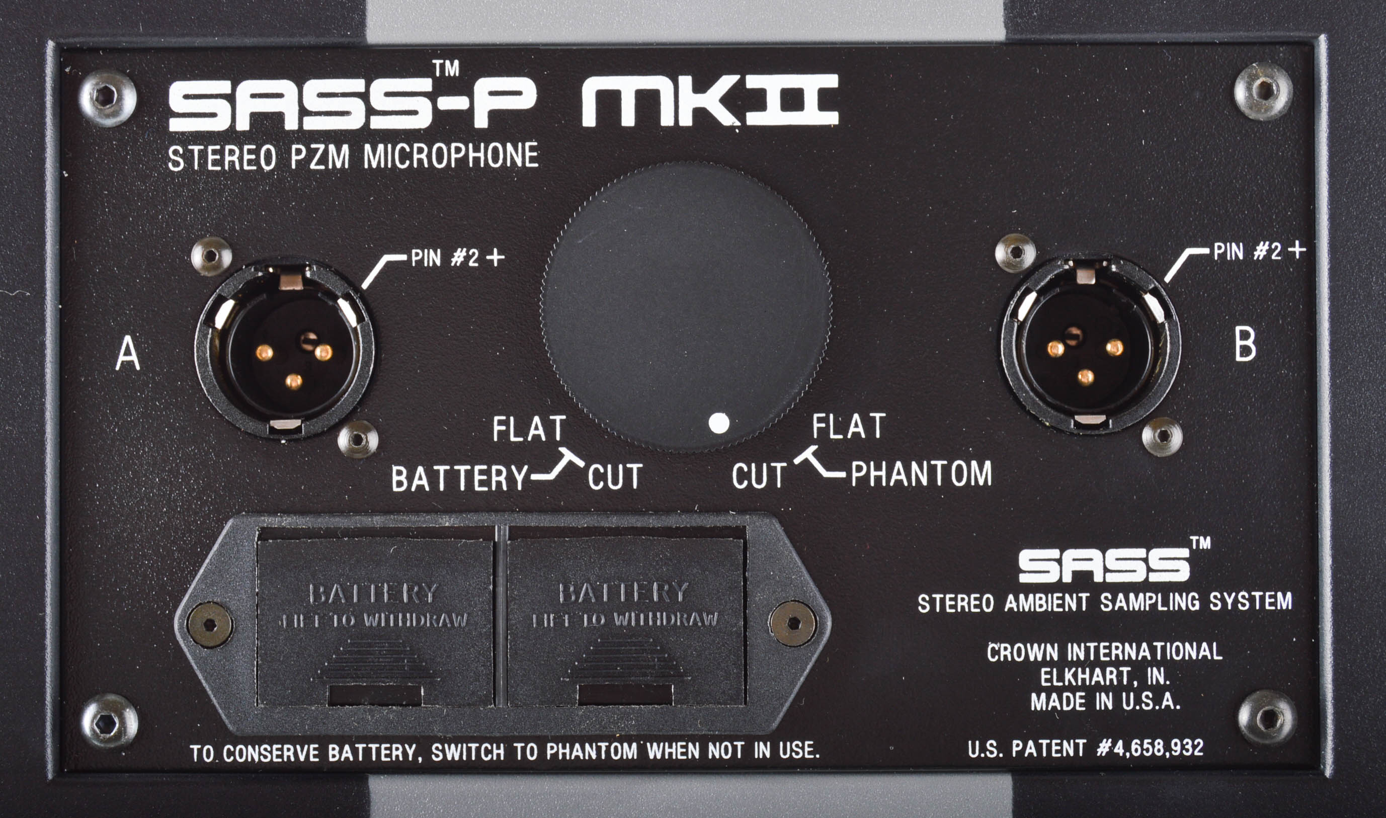 Crown Stereo Sass-P MK II PMZ Microphone