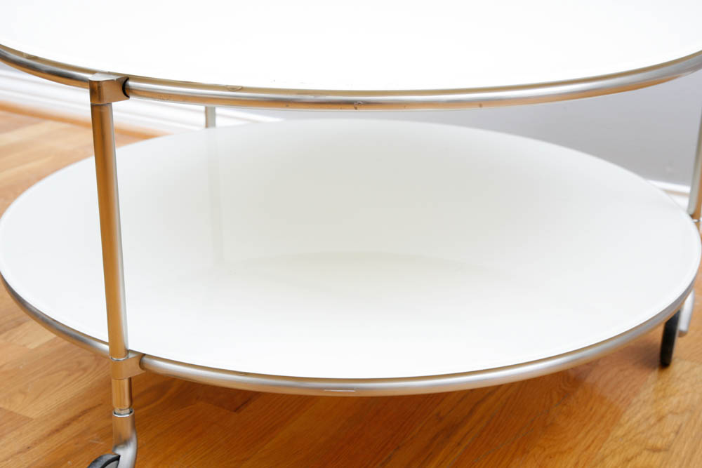 Scandinavian Ikea Modern Round Coffee Table