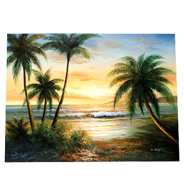 Original Oil on Canvas by W. Riley