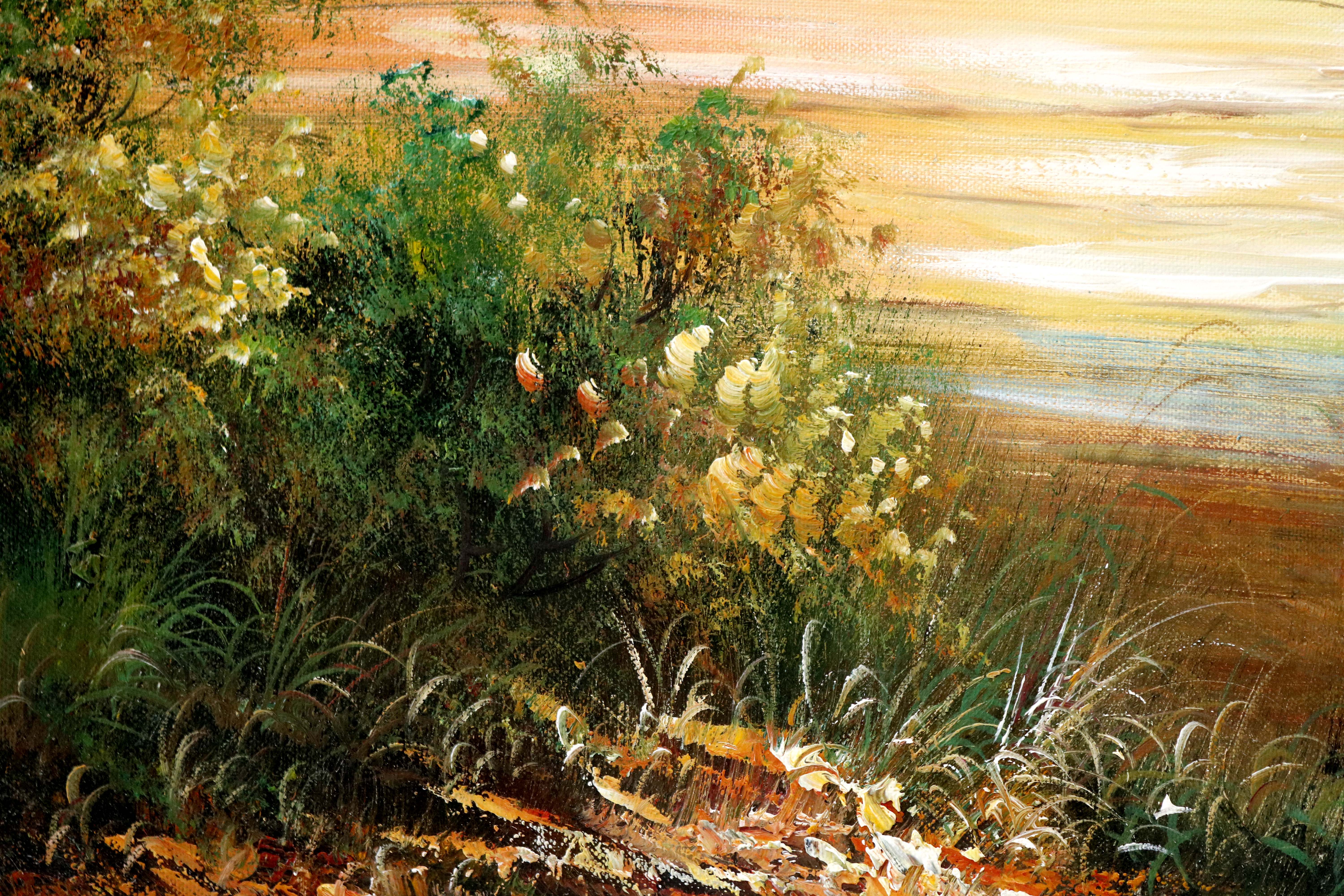 Original Oil on Canvas by W. Riley