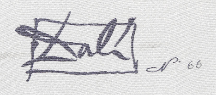 After Salvador Dali Print on Silk