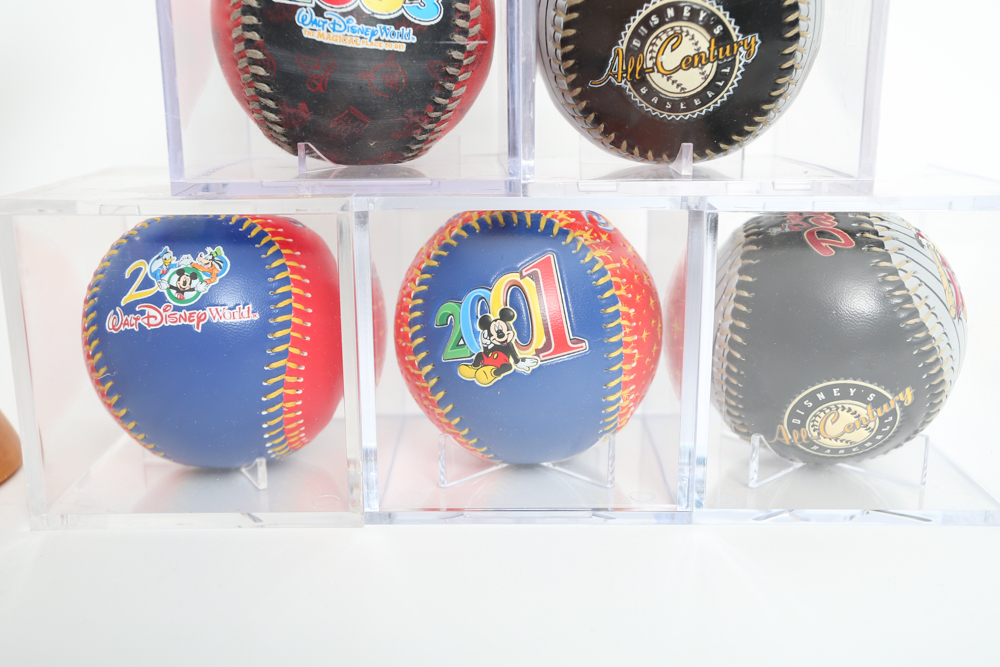Collection of Disney Baseball Collectibles