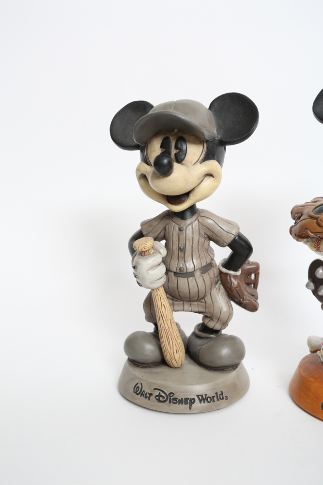 Collection of Disney Baseball Collectibles