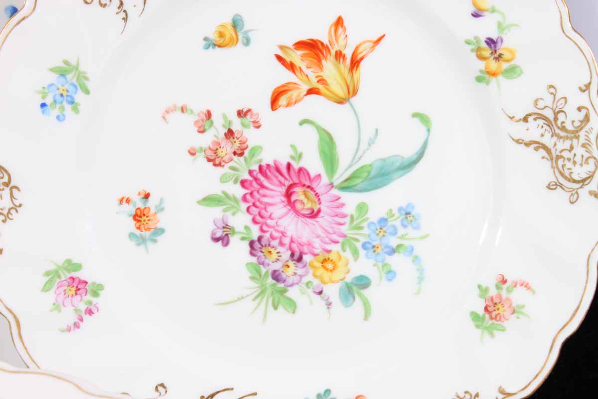 Collection of German Porcelain Plates
