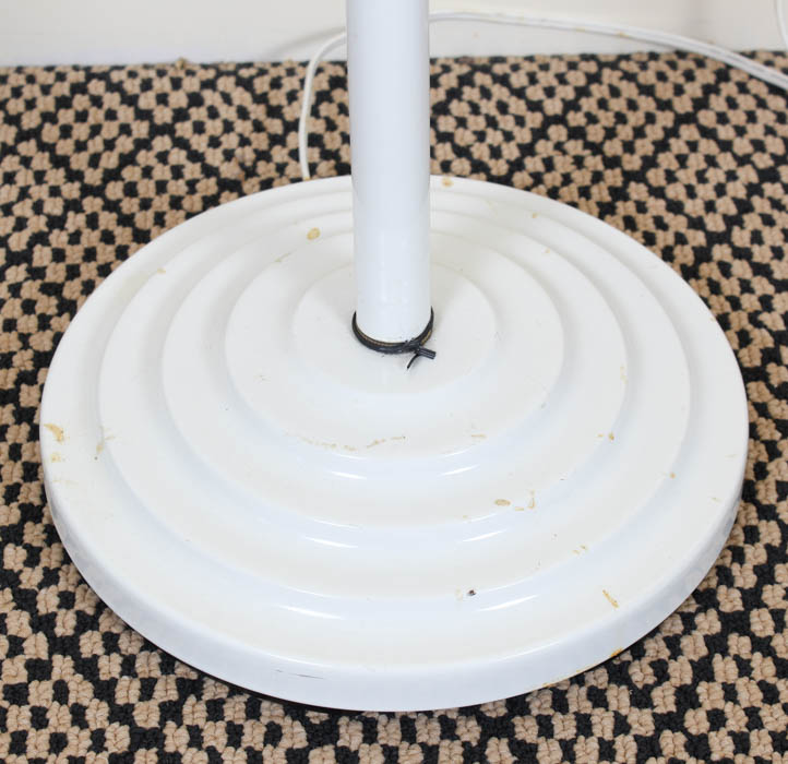 Three-Bulb White Floor Lamp