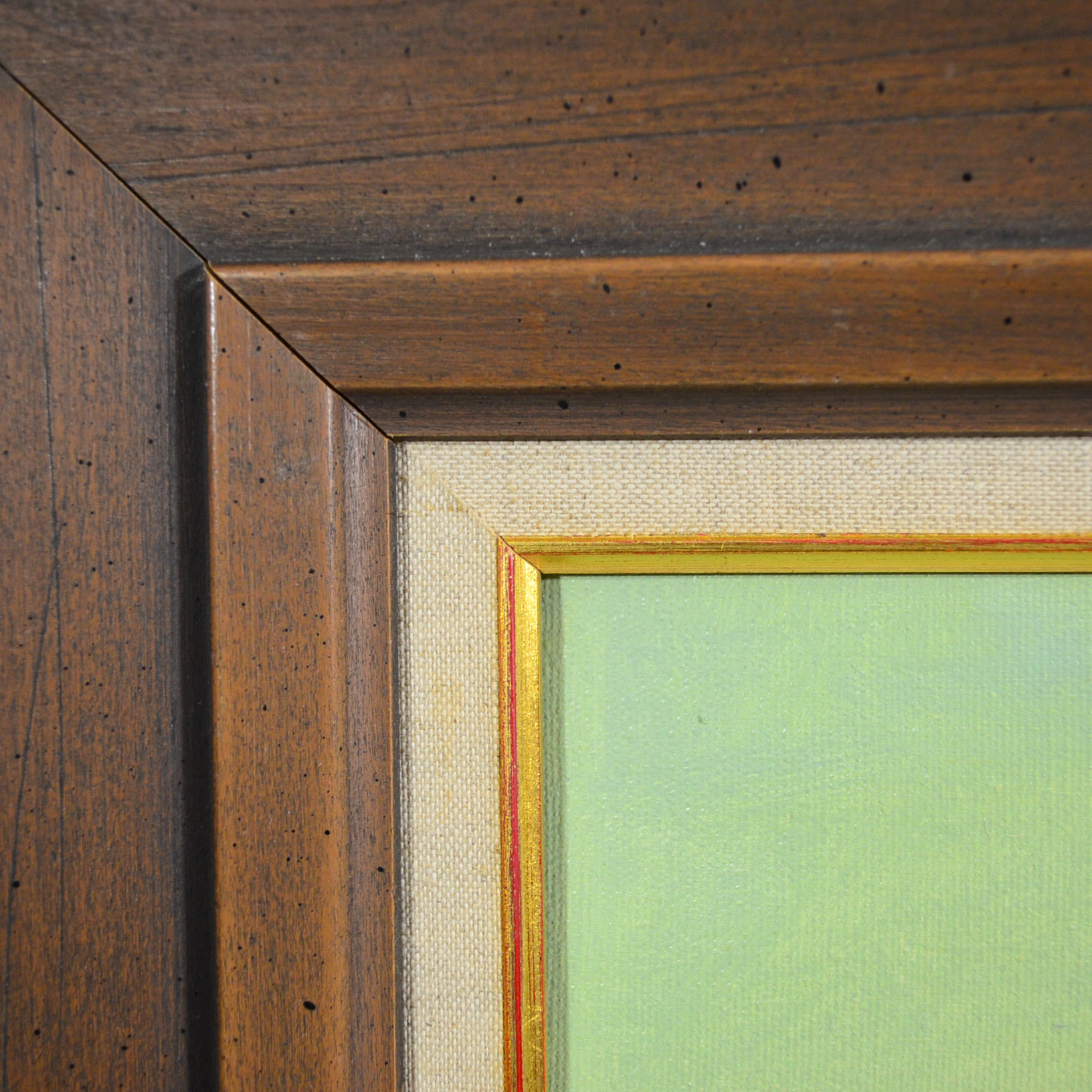 Framed Oil On Canvas Landscape by William Harlock