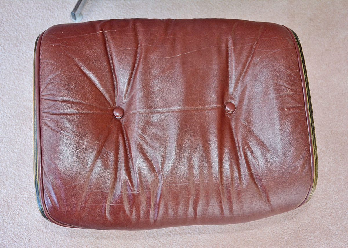 Mid-Century Modern Eames Style Lounge Chair And Ottoman By Doerner Faultless