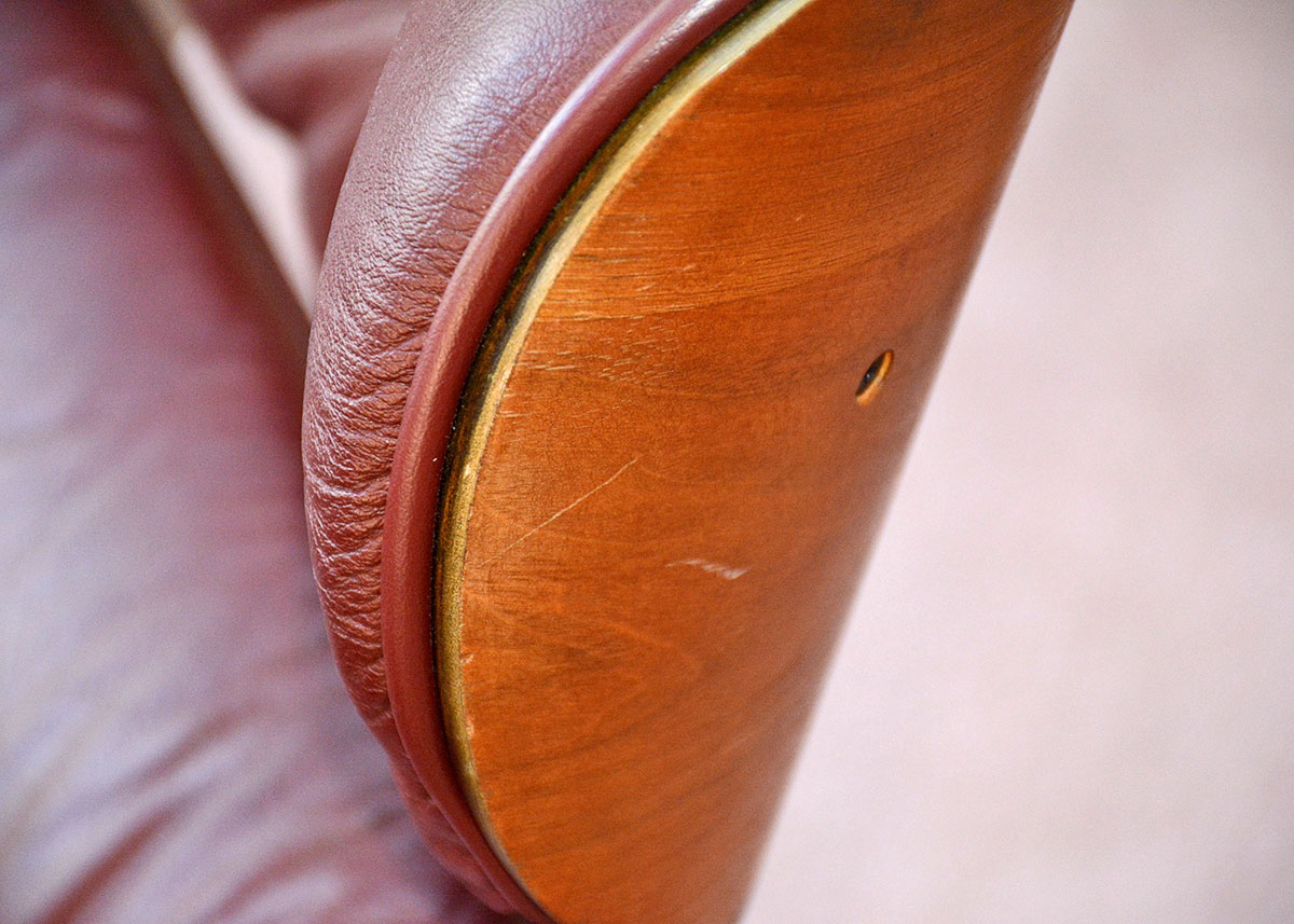 Mid-Century Modern Eames Style Lounge Chair And Ottoman By Doerner Faultless