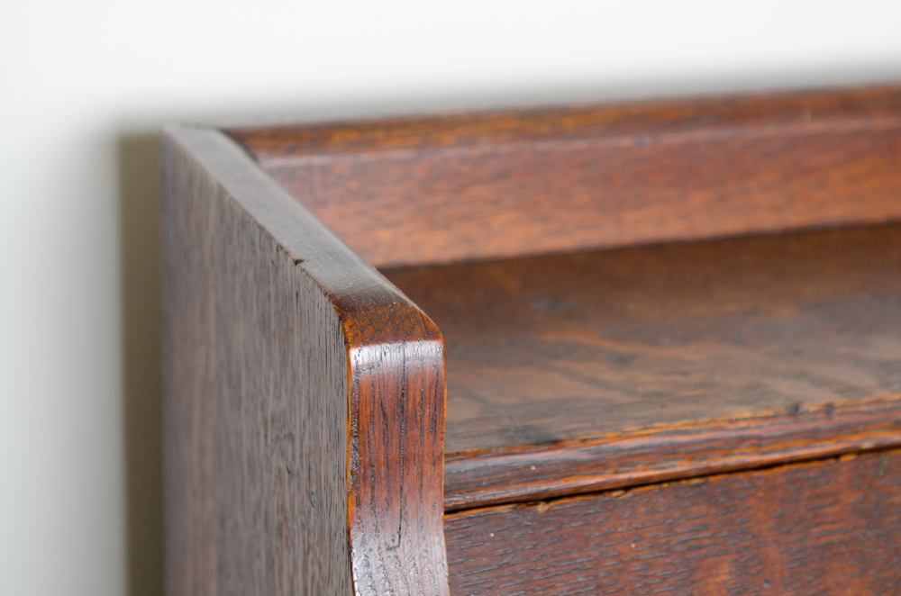 Antique Oak Slant Front Desk