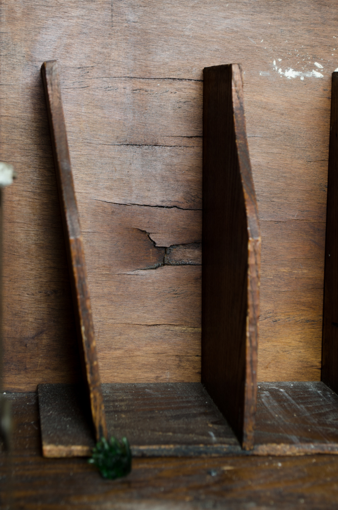 Antique Oak Slant Front Desk
