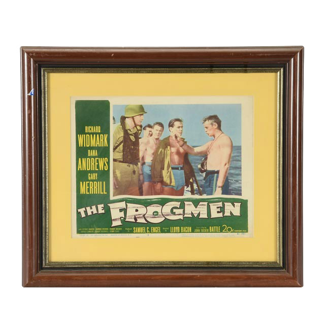 Vintage "The Frogmen" Movie Poster