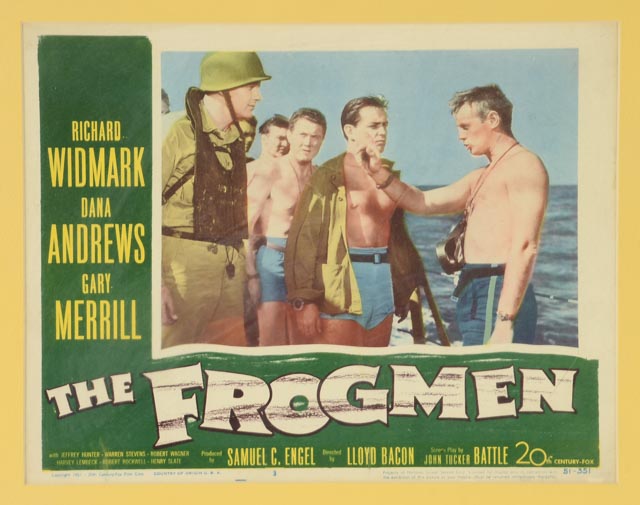 Vintage "The Frogmen" Movie Poster