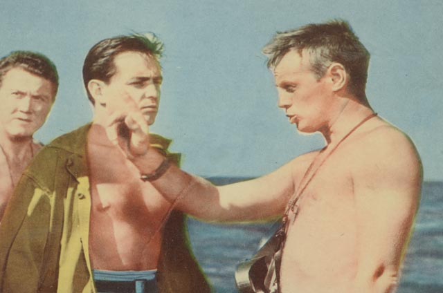 Vintage "The Frogmen" Movie Poster