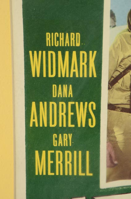 Vintage "The Frogmen" Movie Poster