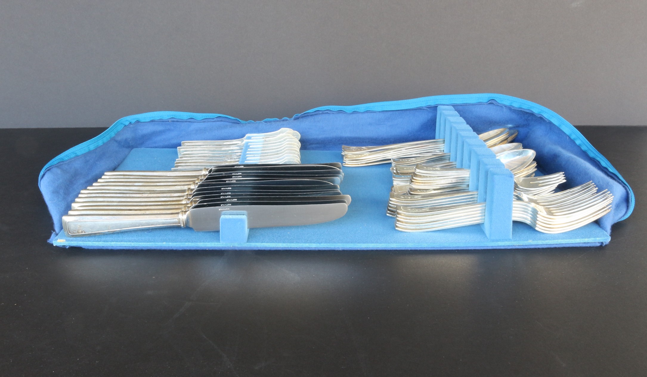 William Rogers & Son Sterling Silver Flatware Service for 12