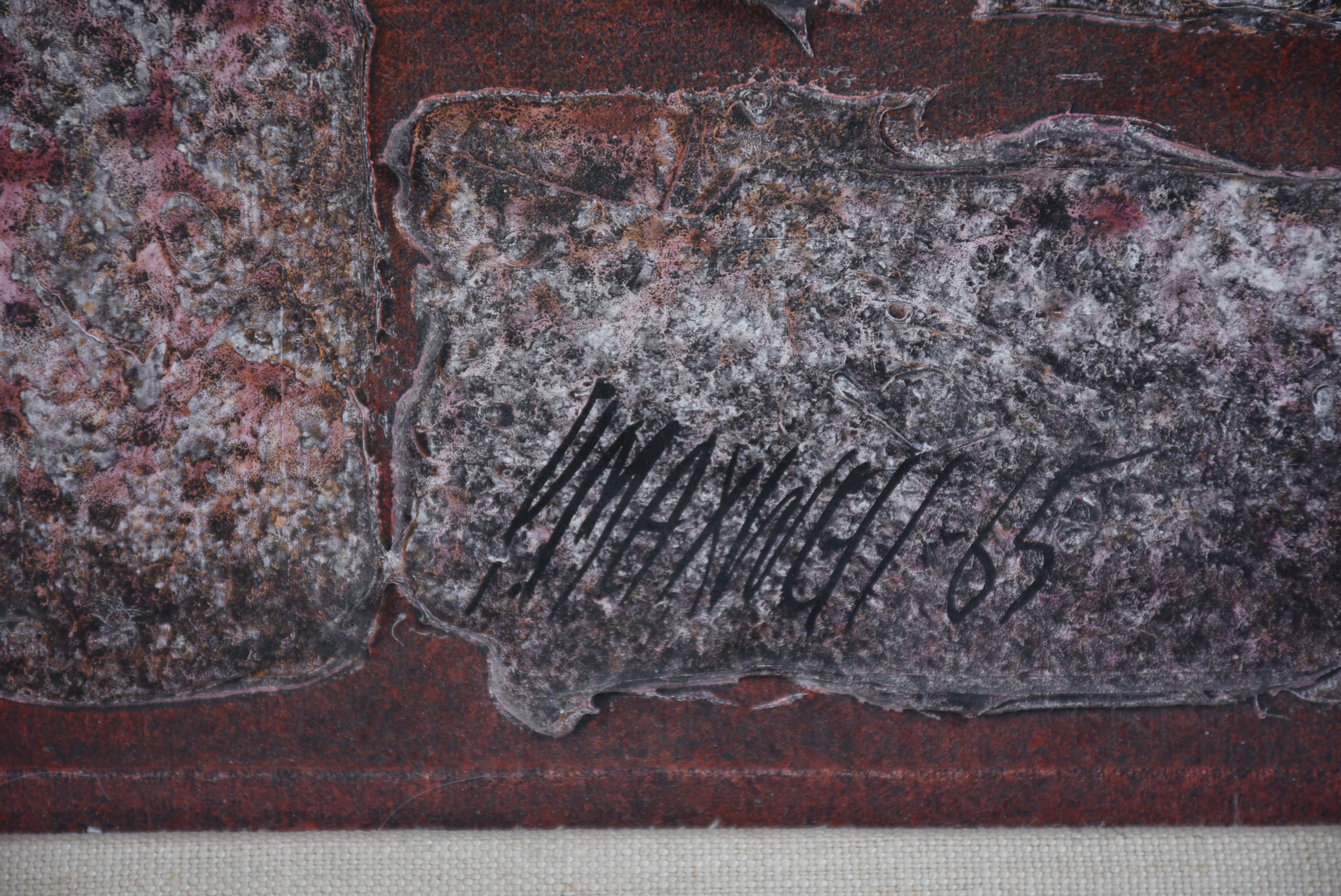 Paul Maxwell Original Mixed Media Painting