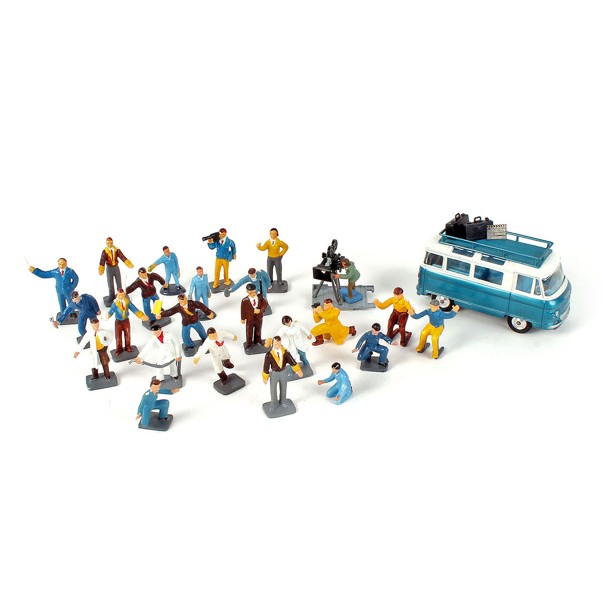 Corgi Toys Commer Bus and Film Crew