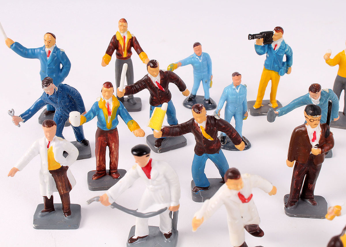 Corgi Toys Commer Bus and Film Crew