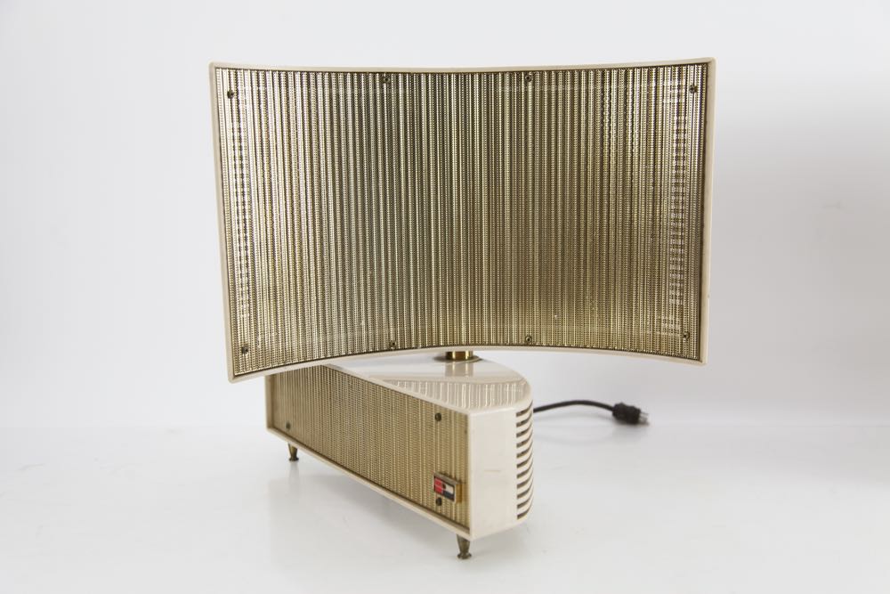 Mid Century Modern Philco Stereo Swivel Electrostatic Speakers