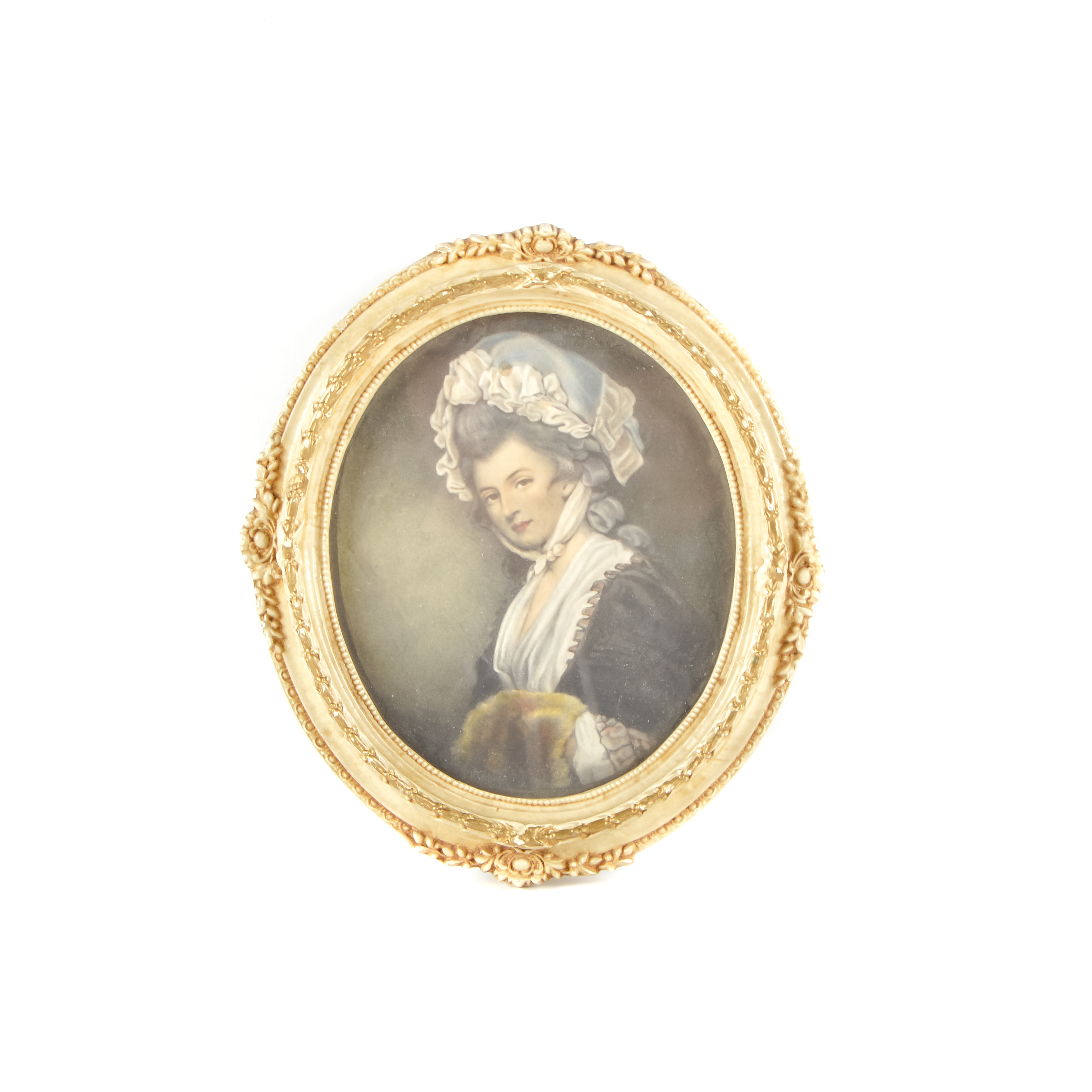 Vintage Lithograph After "Mrs. Mary Robinson" by George Romney