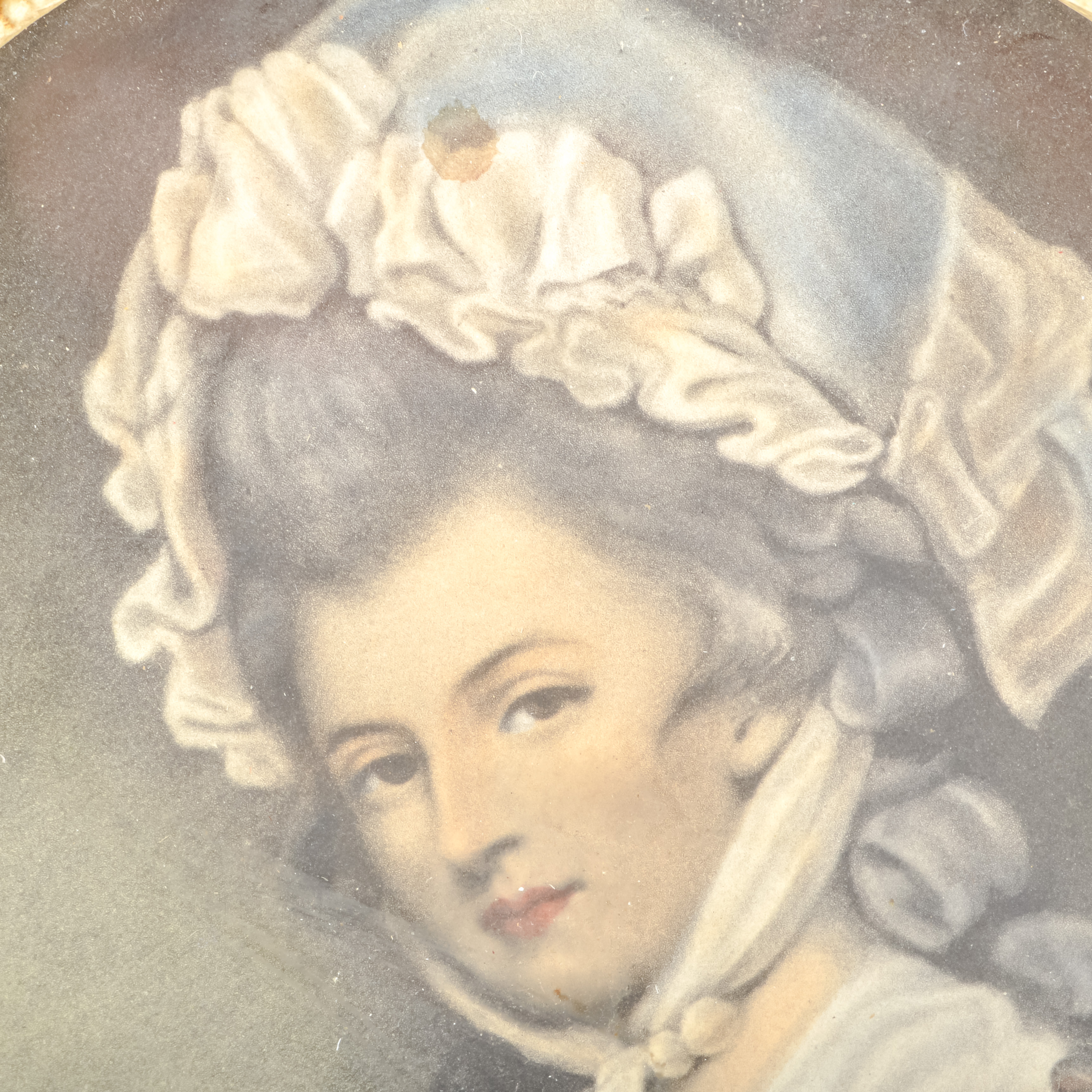 Vintage Lithograph After "Mrs. Mary Robinson" by George Romney