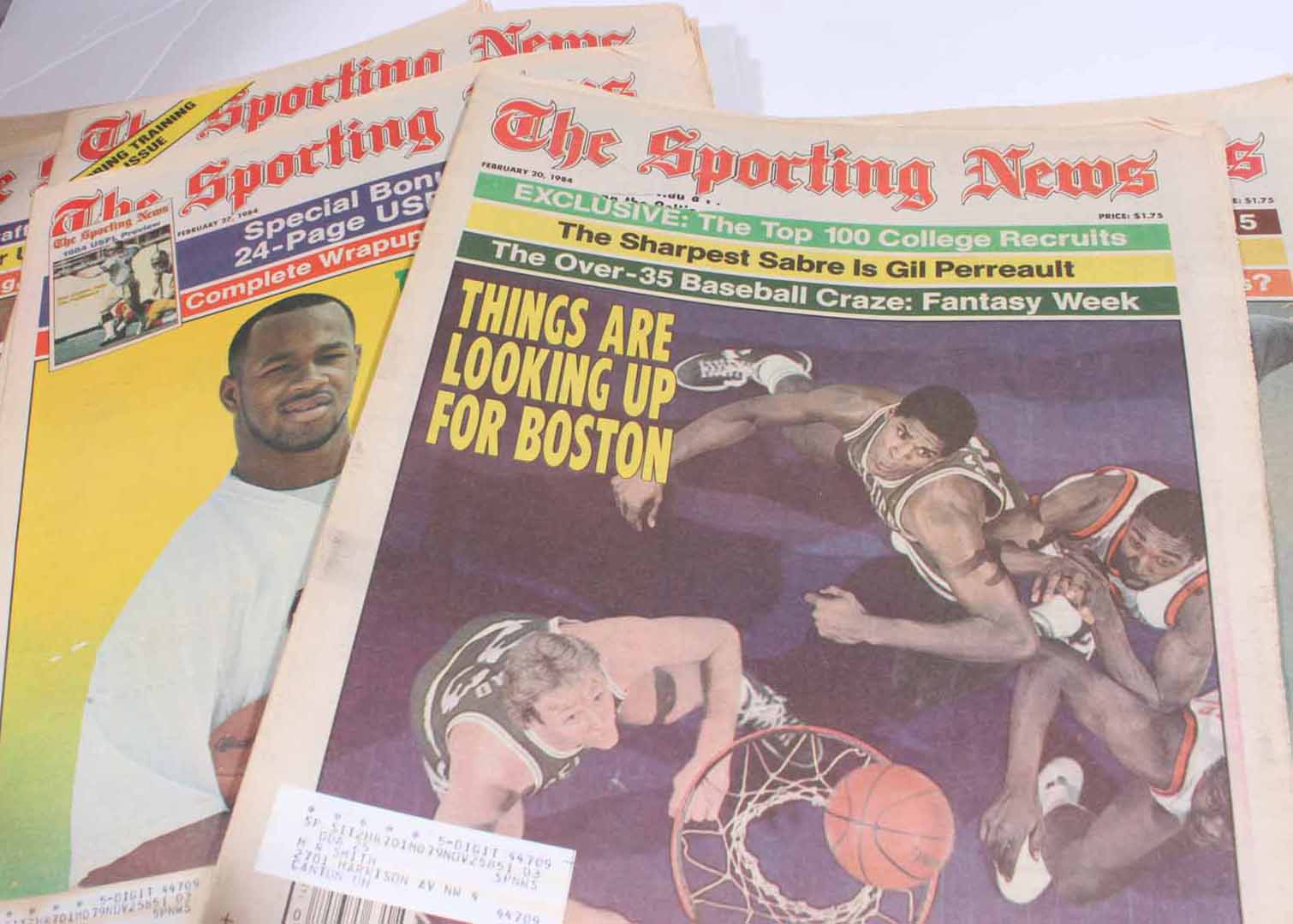 1980s Issues of "The Sporting News" Sports Newspaper