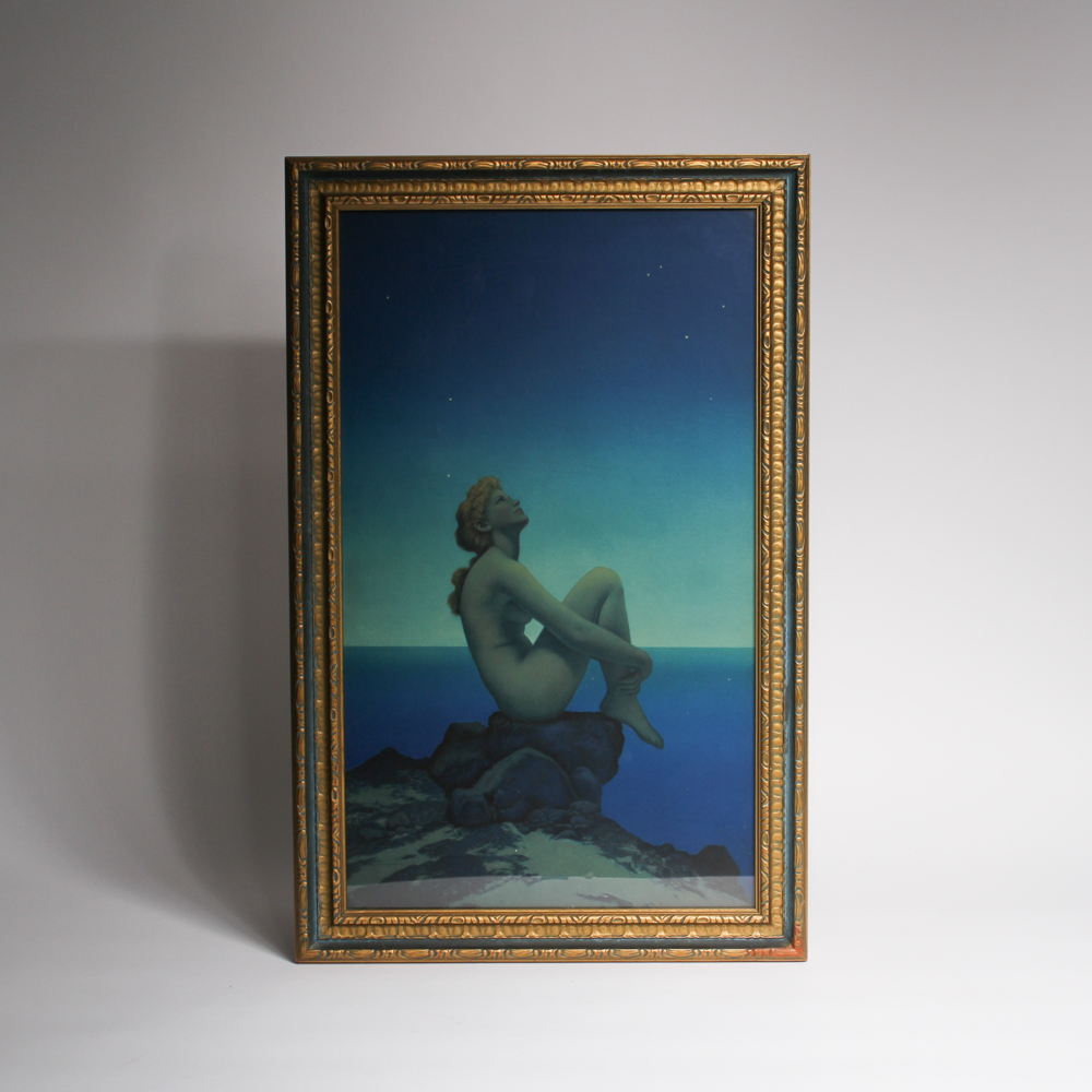 Maxfield Parrish "Stars" Offset Lithograph