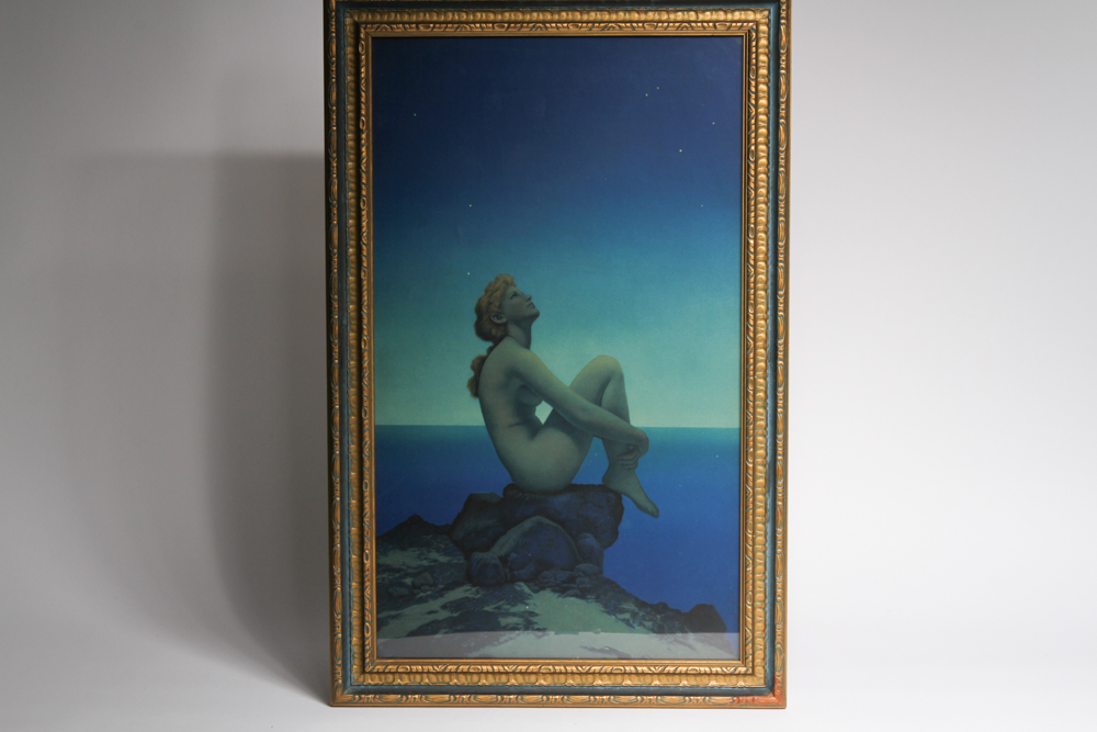 Maxfield Parrish "Stars" Offset Lithograph