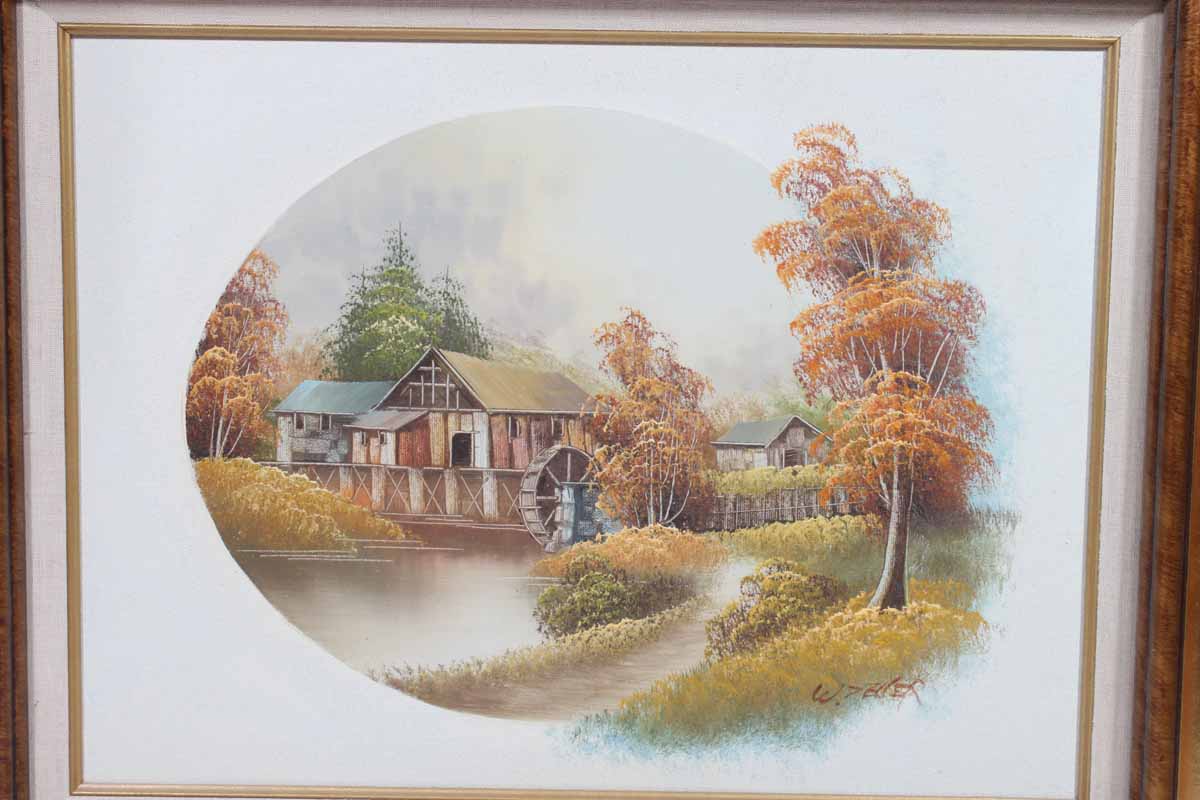 Pair of W. Zeller Oil Paintings